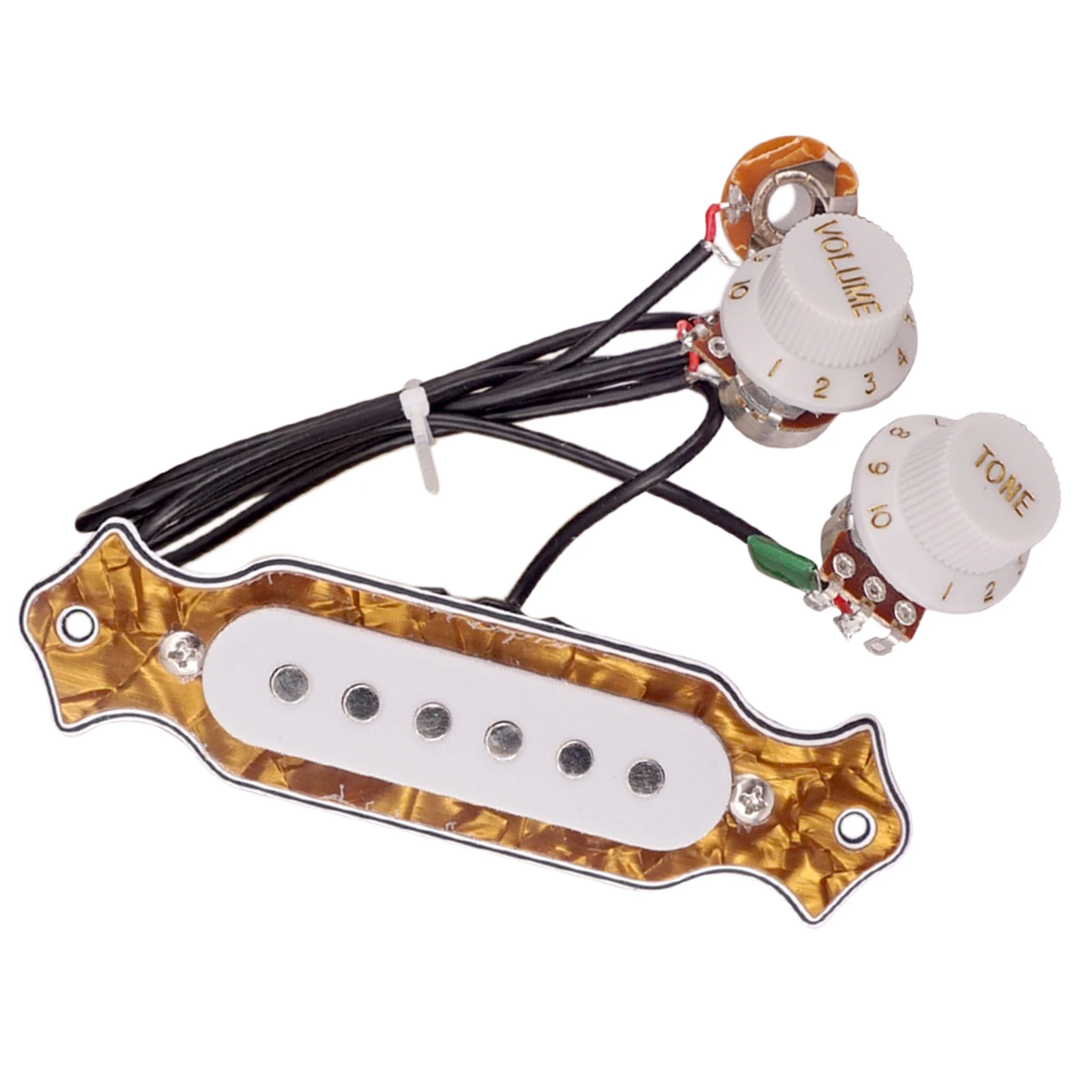 Acoustic Guitar Sound Hole Pickup Magnetic Pickup Kit Tone Volume Control for 38