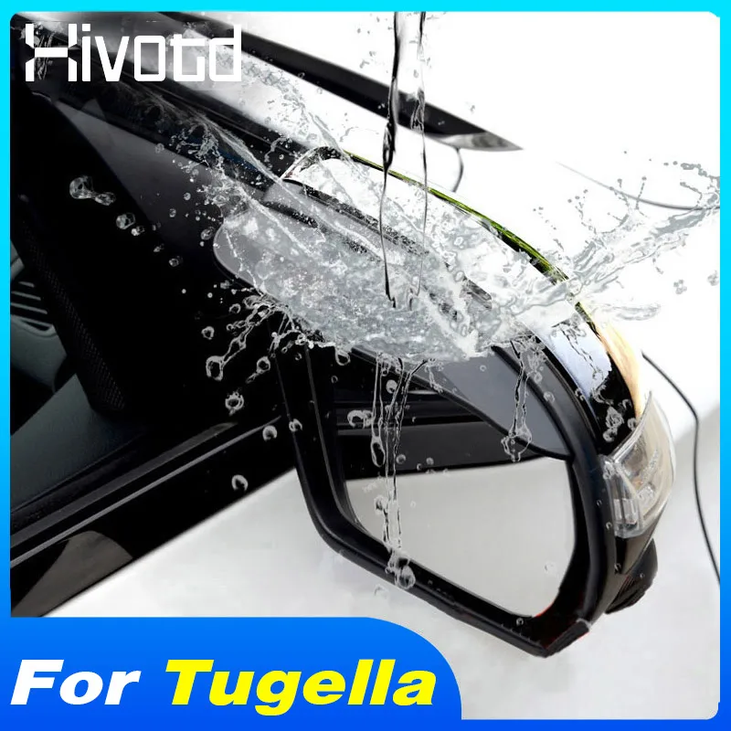 Car Rearview Mirror Visor Rain Eyebrow Sun Shield Protector For Geely Tugella,Xingyue,FY11 2021-2019 Exterior Decor Part Styling