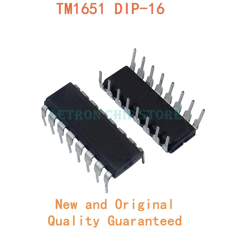 10PCS TM1651 DIP16 DIP-16 DIP new and original IC Chipset