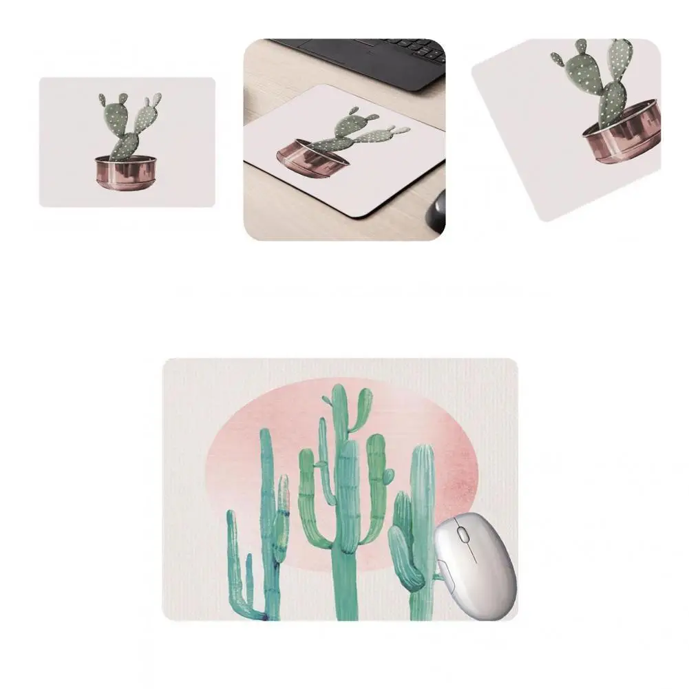 Desk Pad Premium Plant Cactus Desktop Mouse Mat Skins-friendly Table Decoration Mouse Cushion