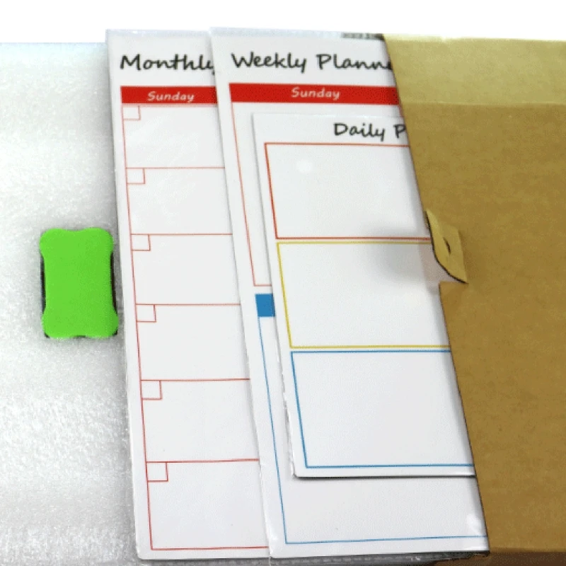 Soft Magnetic Whiteboard Monthly/Weekly Schedule Self-discipline Soft Whiteboard Message Schedule for Home Office Fridge