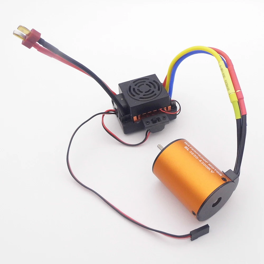 3650 2S-3S 4300KV motore Brushless 3.175mm albero 60A ESC 5.5V/3A per 1/10 RC Car Truck Tank Crawler Axial SCX10 HSP HPI