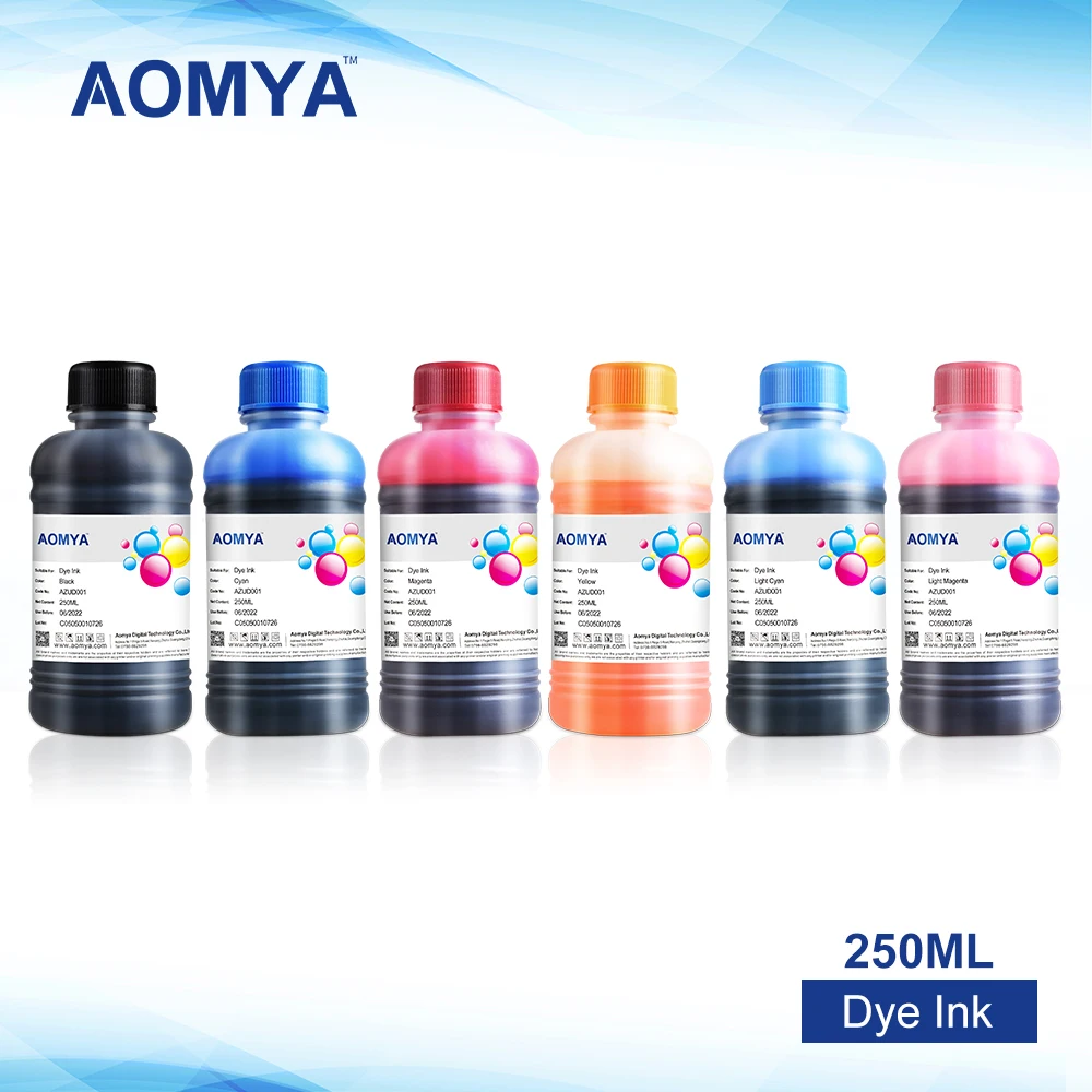 [250ml*6C] Universal 6 Color Refill Ink For Epson Premium Refill Dye Ink,General for Epson all printer CISS Ink