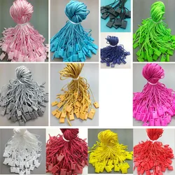 1000pcs/pack of Plastic Square Buckle Label Polyester Rope Clothing Tag Rope Clothes Lanyard Clothes Lanyard Shirt Dress 180mm