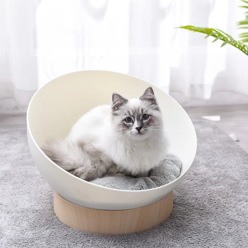 

Pet Cat's House Small Dogs Bed for Cat Round Nest Warm Kennel Kittens Beds Window Indoor Home Mats Outdoor Travel Products