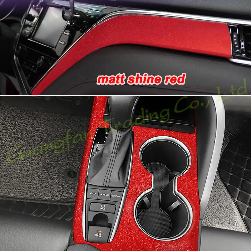 

For Toyota Camry 8th Gen 2018-2021 Car-Styling 3D/5D Carbon Fiber Car Interior Center Console Color Molding Sticker Decals Parts