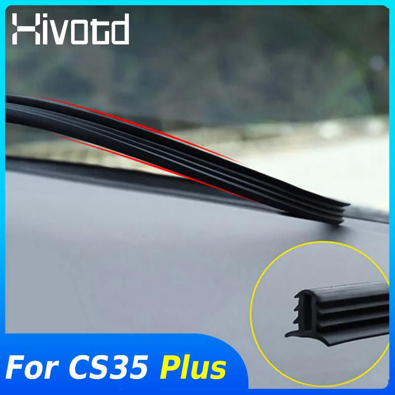 

Dashboard Sealing Strip Central Control Windshield Edge Rubber Trims Interior Decor Protection Accessories For Changan CS35 Plus