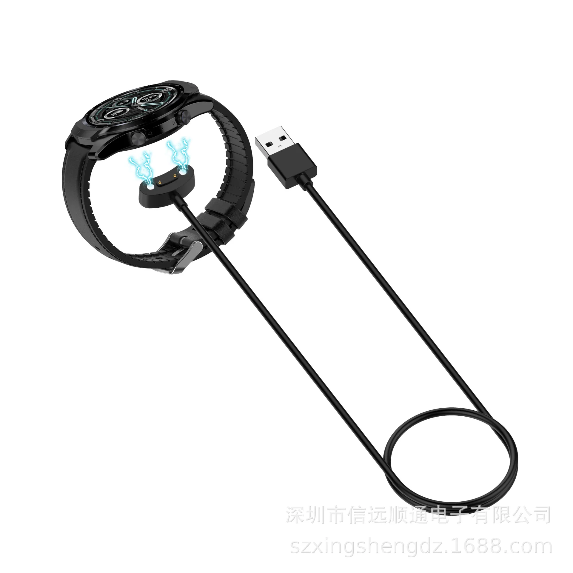 The Watch Charger Is Available on The Ticwatch Pro3 and Ticwatch Pro3 LTE Magnetic Suction Charging Cables