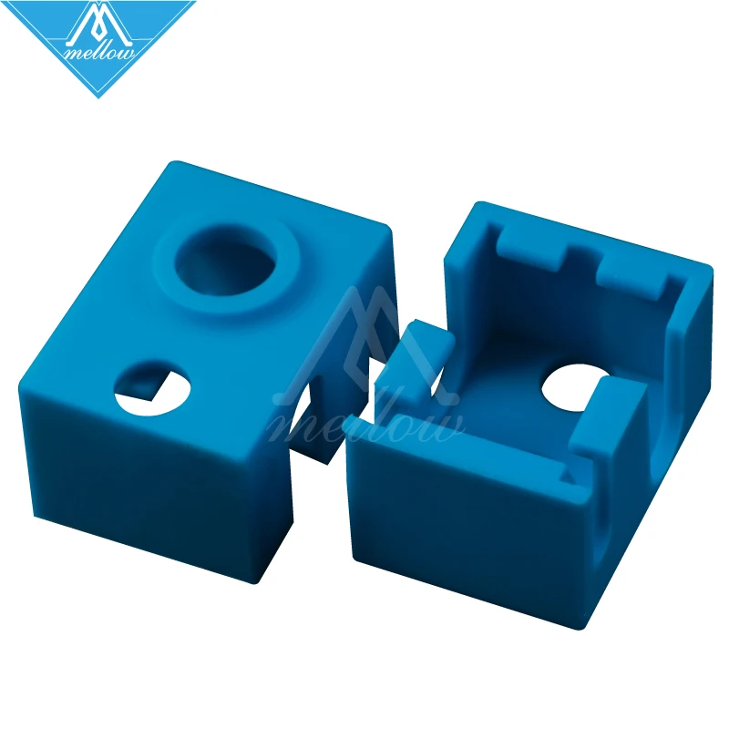 3D Matalchok 3D Printer High Quality Cartridge Heater Block Silicone V6 Socks For PT100 Sensor Heated Hotend Nozzle