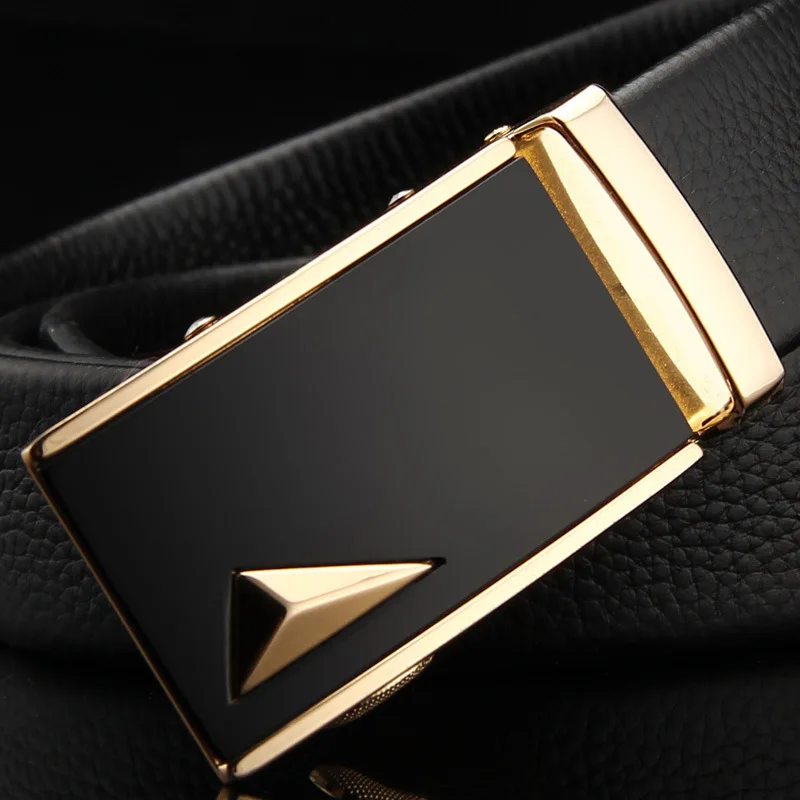 New Hot Selling Men Belt Fashion Alloy Automatic Buckle Belt Business Affairs Casual Decoration Belt Men's Belts Luxury Brand