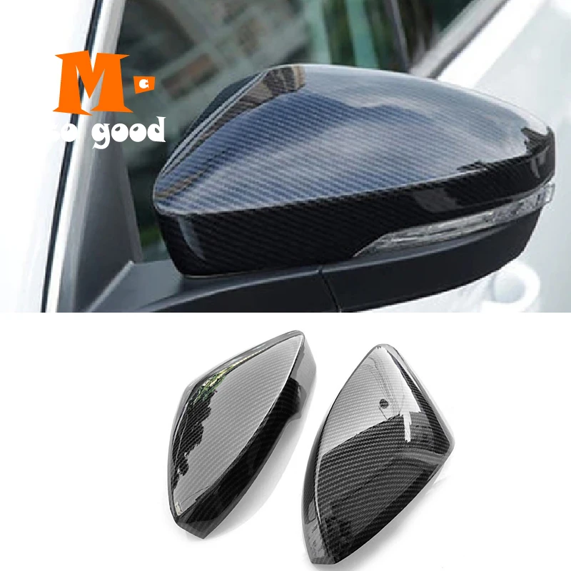 2014-2019 for Skoda Octavia Mk3 A7 5E for VW T-ROC Car side door rearview turning mirror decor cover Carbon/Chrome accessories