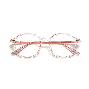 Güvenlik gözlükleri anti-mavi ışık engelleme kadınlar asetat yuvarlak gözlük optik gözlük, çok taraflı, kadın moda, lüks marka çerçevede 8 büyük satış, yuvarlak slayt-6 numara