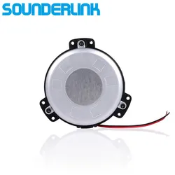 Sounderlink-minialtavoz de vibración para cine en casa, transductor táctil de graves, subwoofer de resonancia para asiento de coche, sofá, 1 unidad