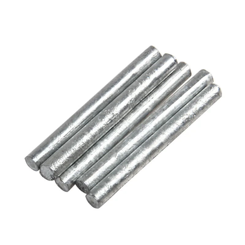 Zinc Rod High Purity Zn Ingot Round Bar Anode Electroplating Diameter 2mm to 100mm lab material customize