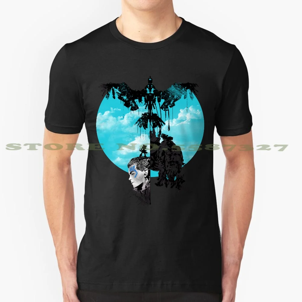 Модная Винтажная Футболка Enjoystick Horizon Zero Dawn