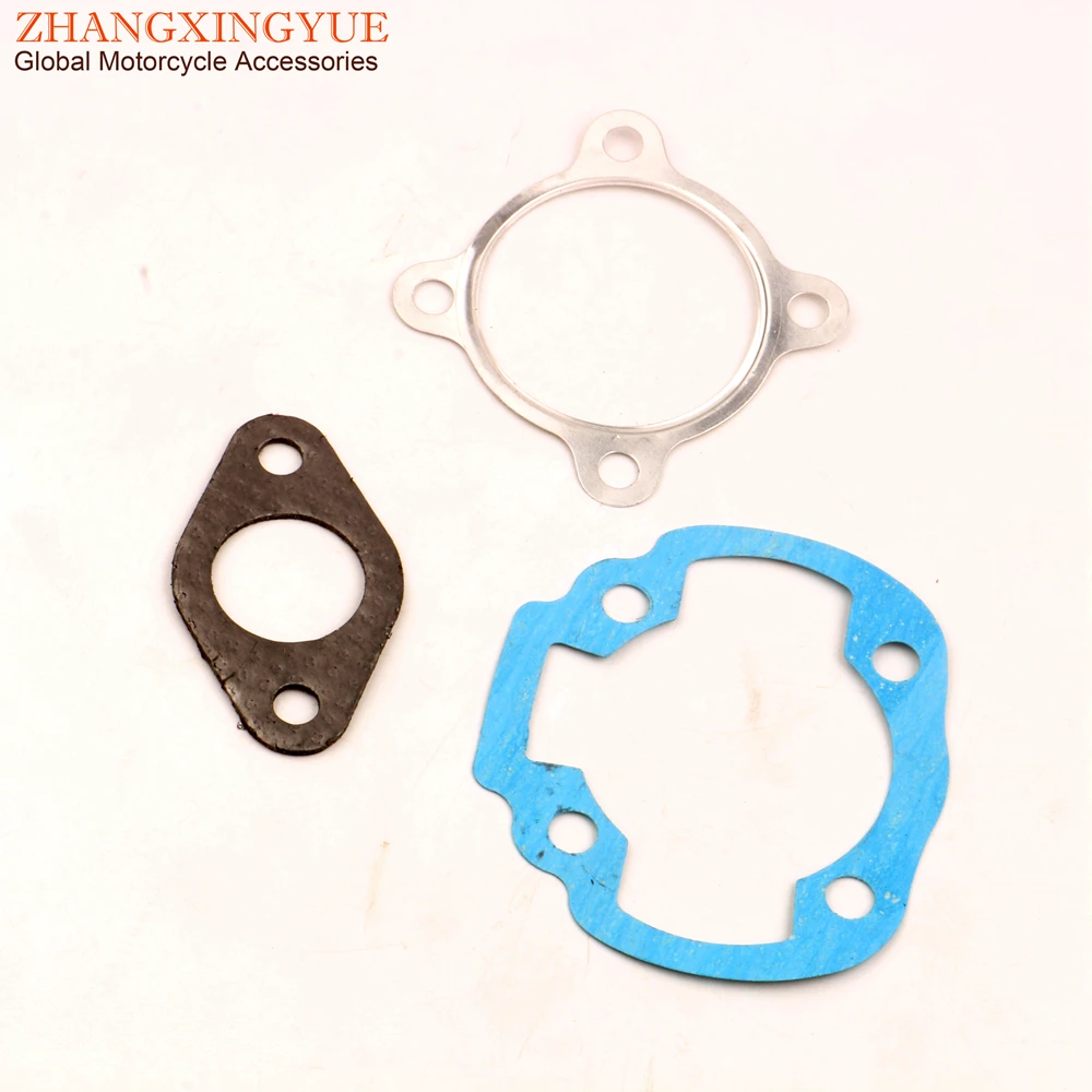 Scooter 70cc Cylinder Gasket Set Top End for Aprilia Amico GL 50 Sport SR50 Adly Rapido50 Italjet Pista 2 Scoop 50cc AC 2T
