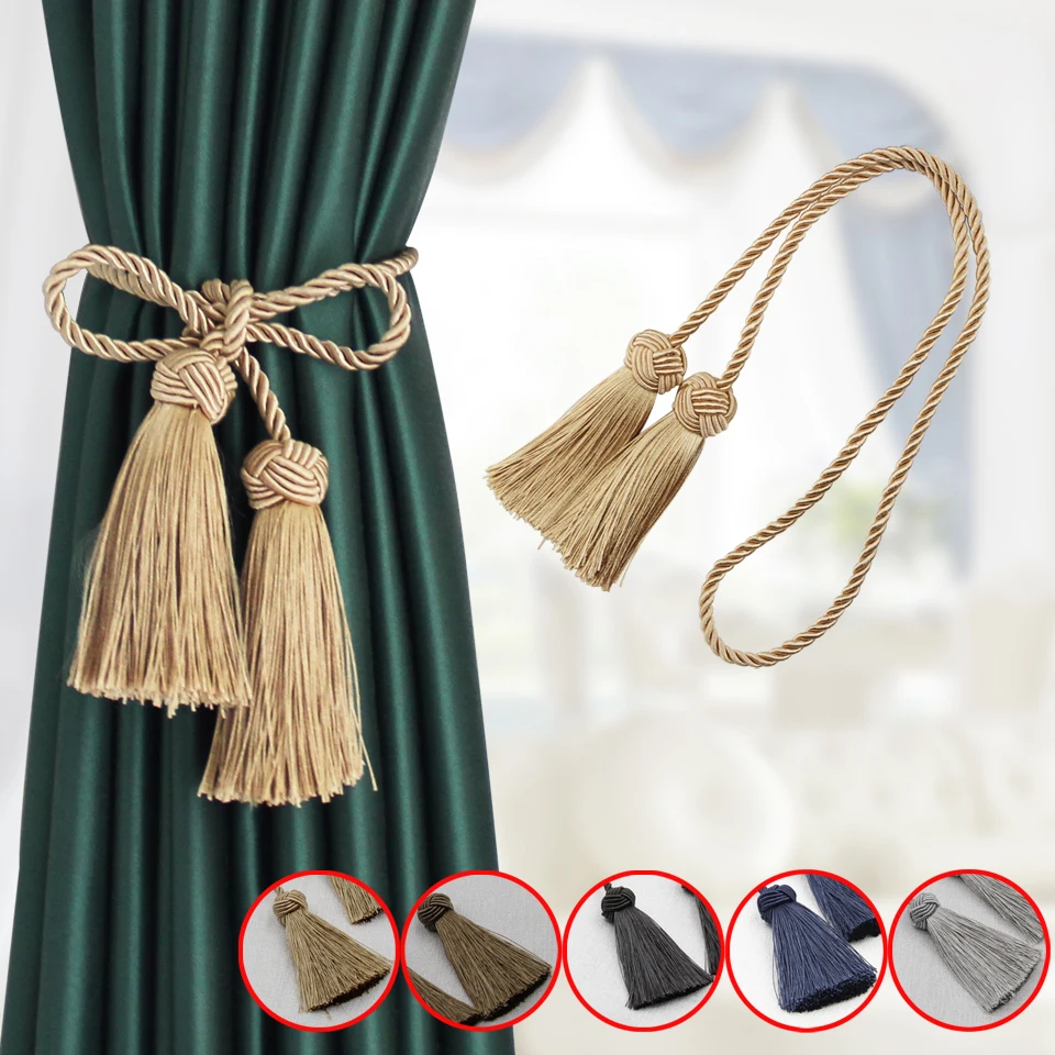 Quaste als Gardinenbinderschmuck – Warum ich diese goldene Seilhalterung für meine Wohnzimmergardine ausgewählt habe
