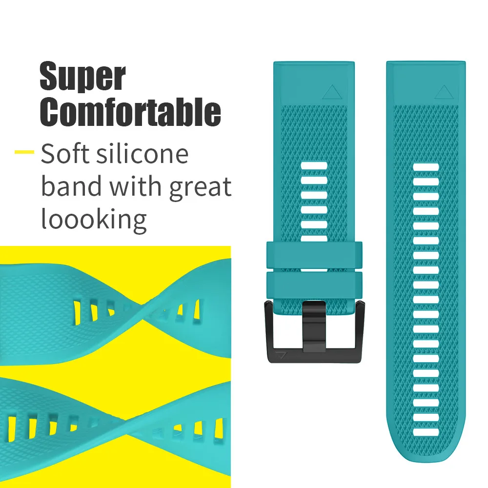 20 22 26 مللي متر جديد الفرقة ل Coros VERTIX2 Vertix 2 حزام Smartwatch سيليكون سريعة سهلة تناسب الرياضة في الهواء الطلق العصابات معصمه سوار