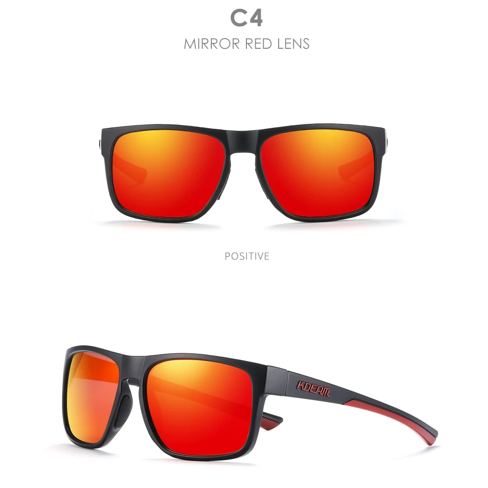 KDEAM Neue Polarisierte Sonnenbrille der Männer Platz Im Freien Photochrome Sonnenbrille Frauen Nicht-Slip Nase Pad Volle Zubehör Enthalten – Detail 18