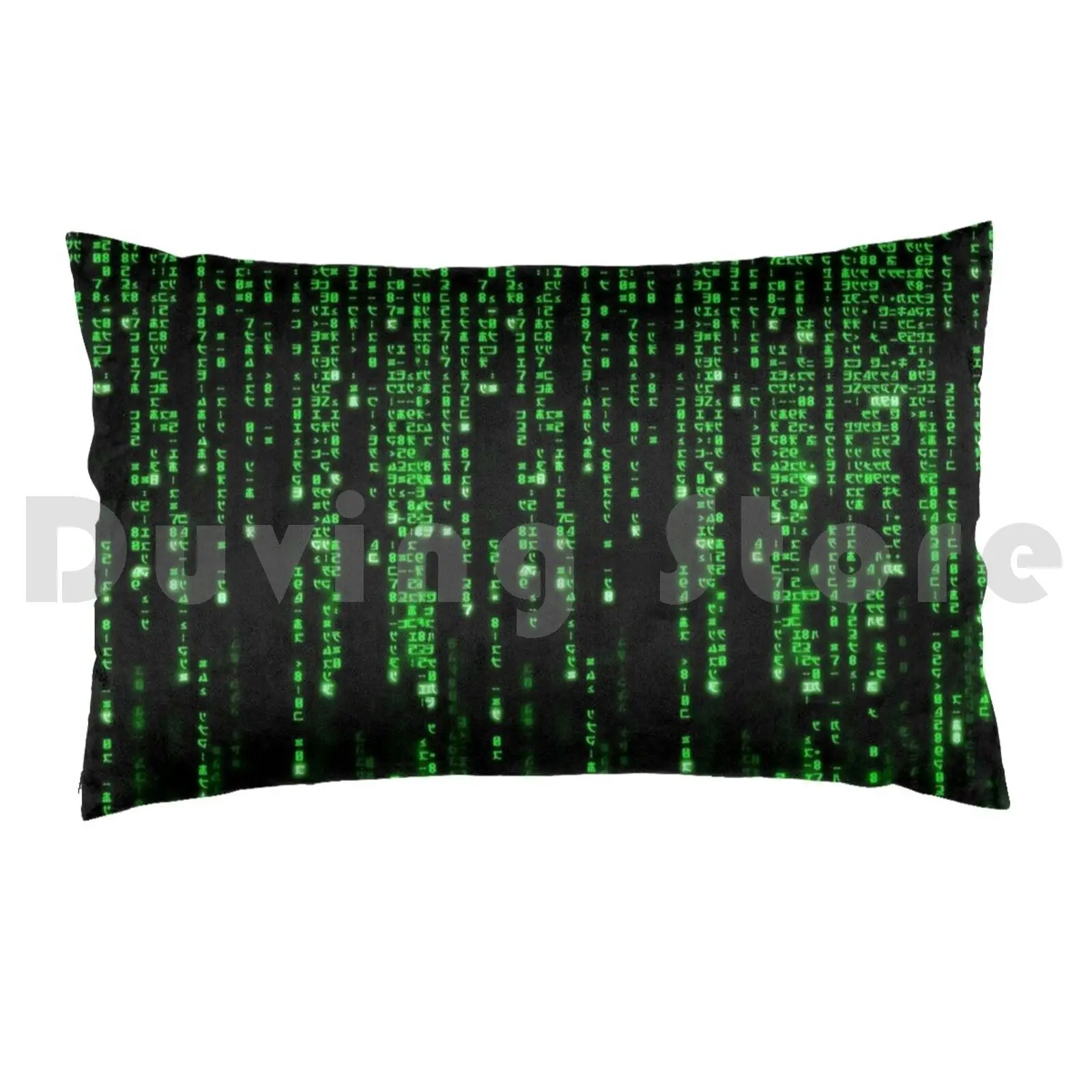 Binary Code-The Matrix Program Pillow case 2633 Matrix Binary Code Programmer Hacker Linux Win