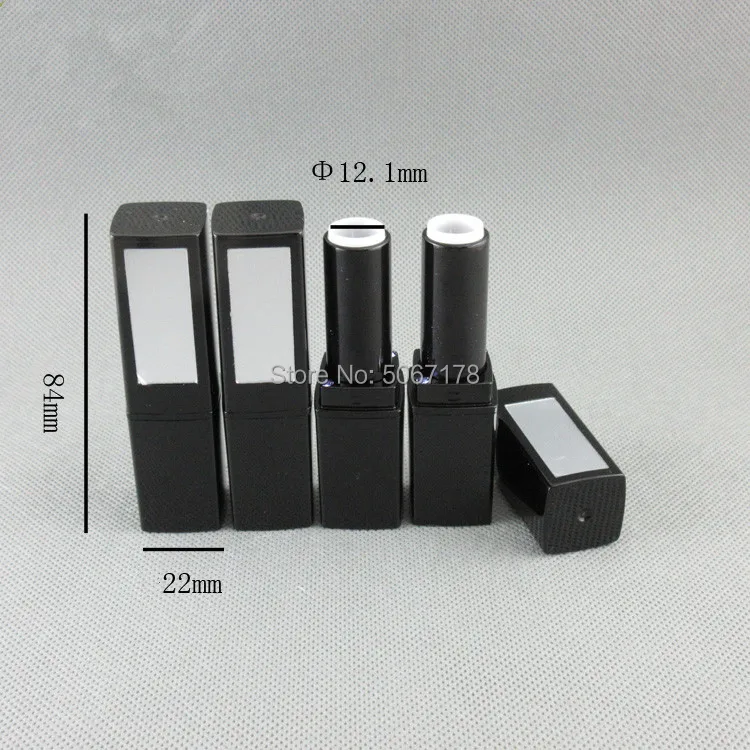 10/30/50 stücke 12,1mm LED Lippenstift DIY Lip Balm Rohr Mit Spiegel Leere Nachfüllbare Flasche container Kosmetische Werkzeuge Zubehör