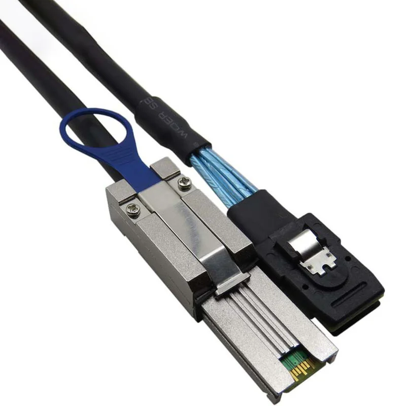 HD MINI SAS Line SFF8087 180 Degree TO SFF8088 Line 6G High-speed Server Cable