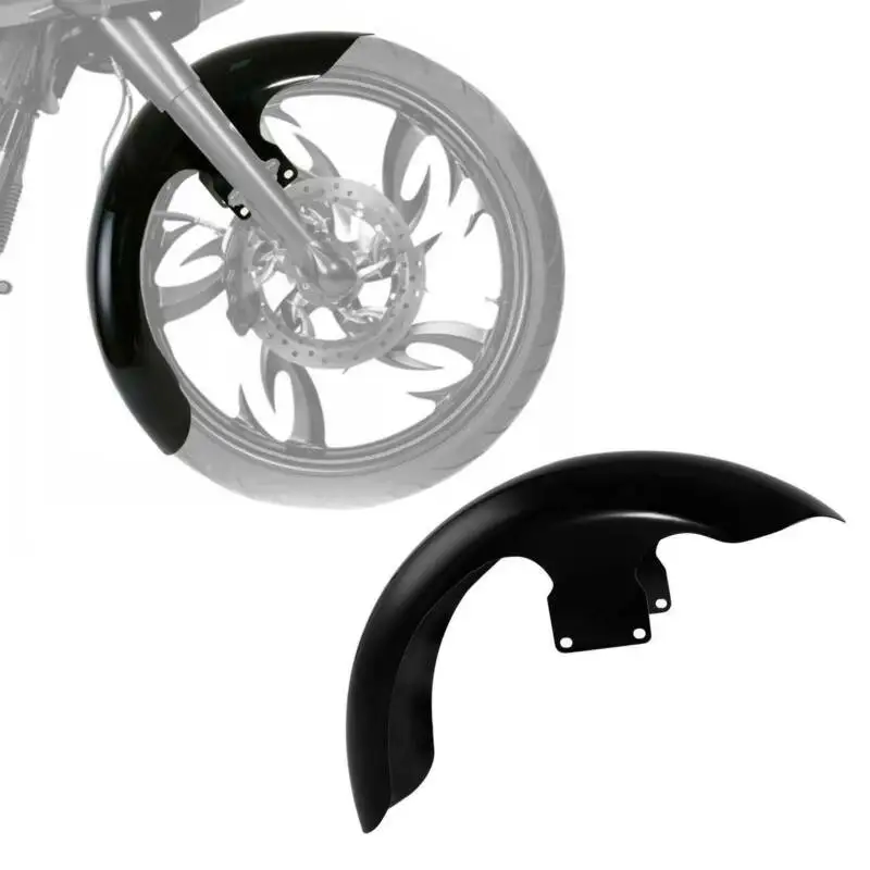 

Motorcycle 21" Wheel Wrap Front Fender For Harley Touring Street Electra Road Glide King Custom Baggers 1997-2013