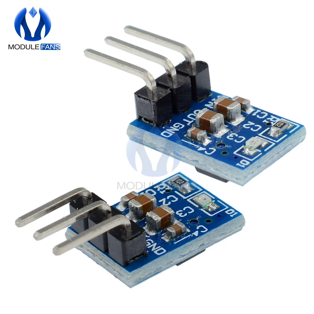 5pcs 5V To 3.3V DC-DC Step Down Power Supply Buck Module AMS1117 800MA Automatic Adjustable Boost Board Start Limit Voltage