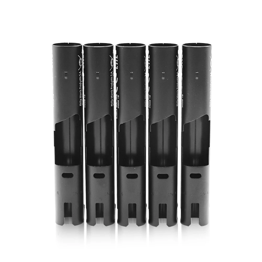 Black Aluminum Metal Heating Pipe Outer Case For IQOS 3DUO Button Heater Blade Repair for IQOS 3 DUOAccessories
