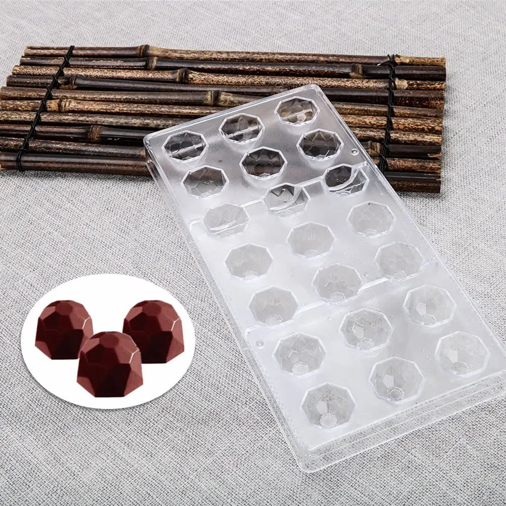 

3D Chocolate Mold Diy Polycarbonate Shape Candy Mould Food Grade Chocolate Pc Tray Kitche Bakeware