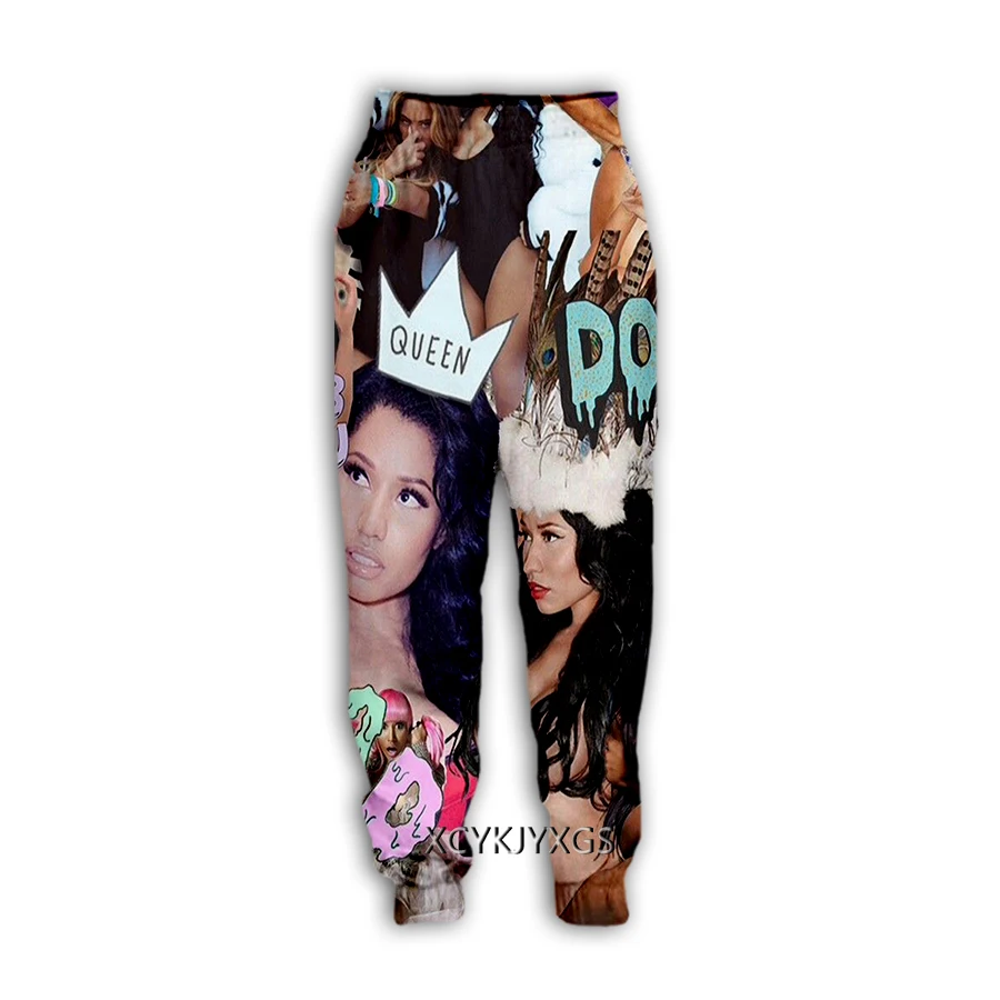 

xinchenyuan 3D 2021 Singer Nicki Minaj Print-Casual Pants Sweatpants Straight Pants Sweatpants Jogging Pants Trousers K67