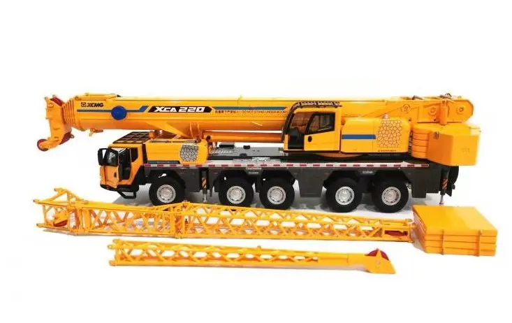 New Collectible Toy Model 1:50 XCMG XCA220 Mobile Heavy Crane Truck Engineering Machinery DieCast Toy Model For Decoration,Gift