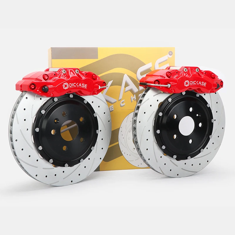 Best top quality aviation aluminum alloy 6 pot brake caliper with 355*32mm two-piece rotor for Mercedes Benz  x118