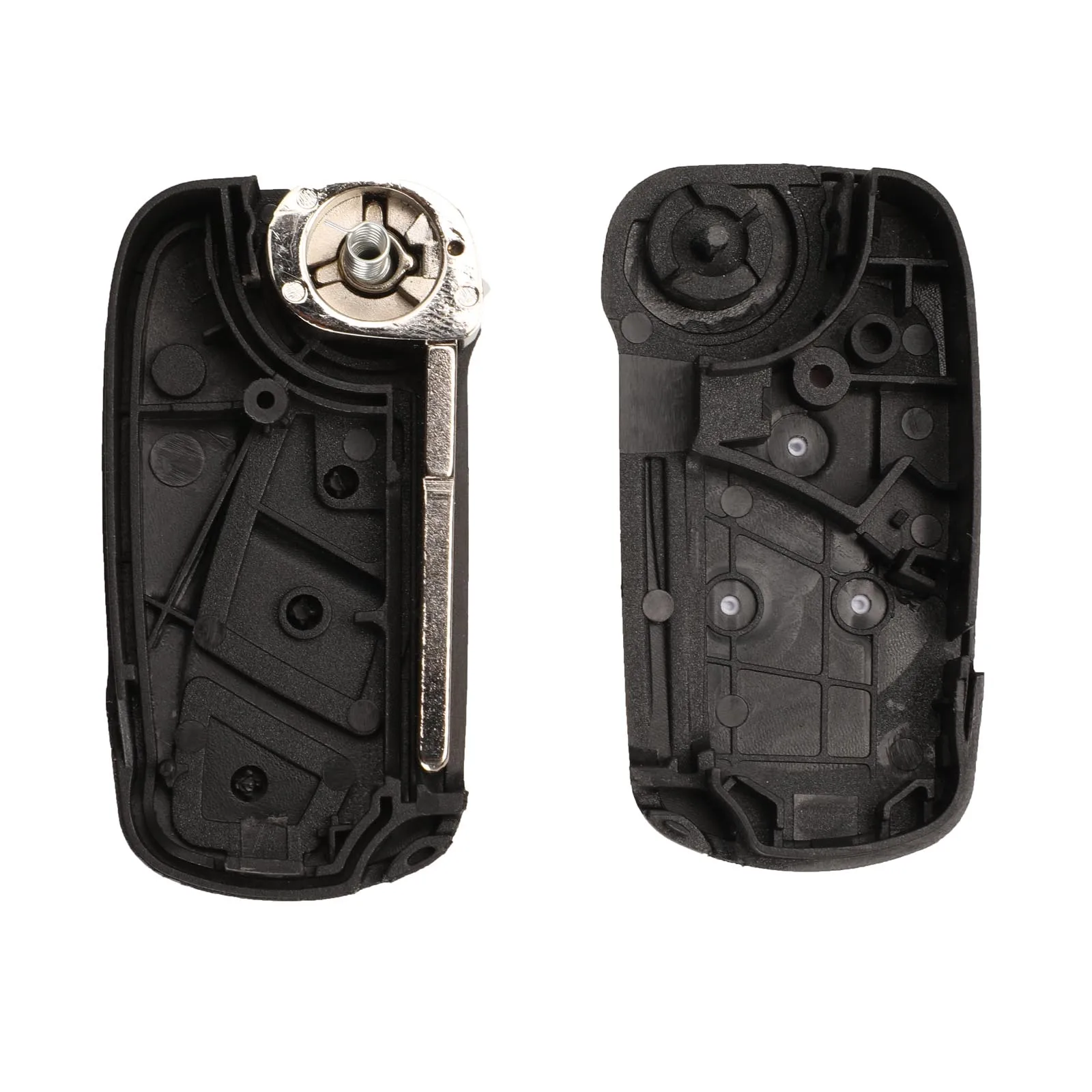 jingyuqin 3 Buttons Flip Folding Remote For Ford KA Fob Housing Case Holder Replacement Car Key Shell Case Cover blade