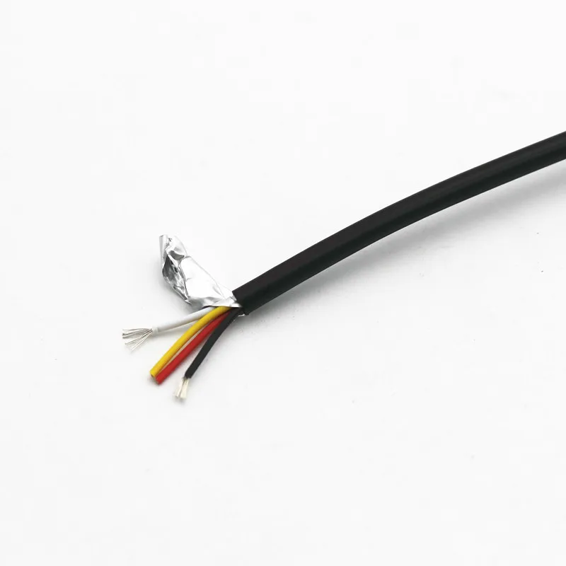 Angitu 4 Nhân Che Chắn Dây 2547 26awg 24AwgTwist Chống OxidationTinned Dây Đồng USB 4P Cáp Bàn Phím Dây cách Điện PVC