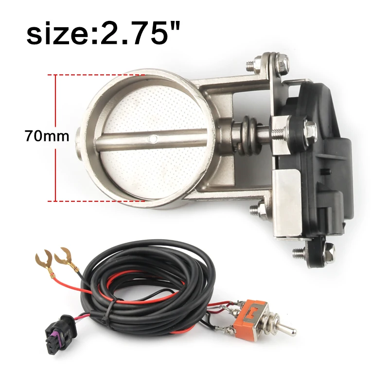 Elektrische uitlaatregelklep2"/2.25"/2.5"/2.75"/3" uitlaatregelklep - lage druk voor uitlaat Catback downpipe