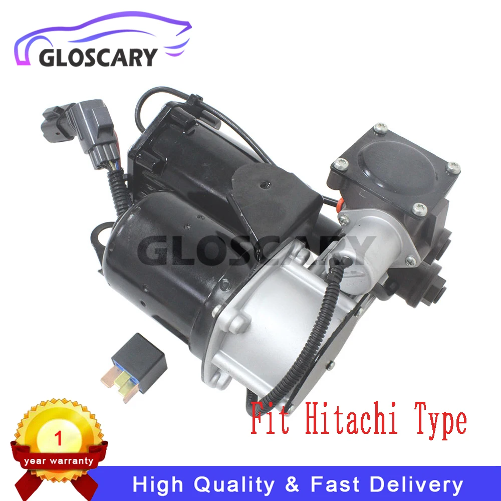 Air Suspension Compressor Pump For Land Rover Discovery 3 LR3 4 LR4 L319 Range Rover Sport L320 Hitachi Type W/Relay LR023964