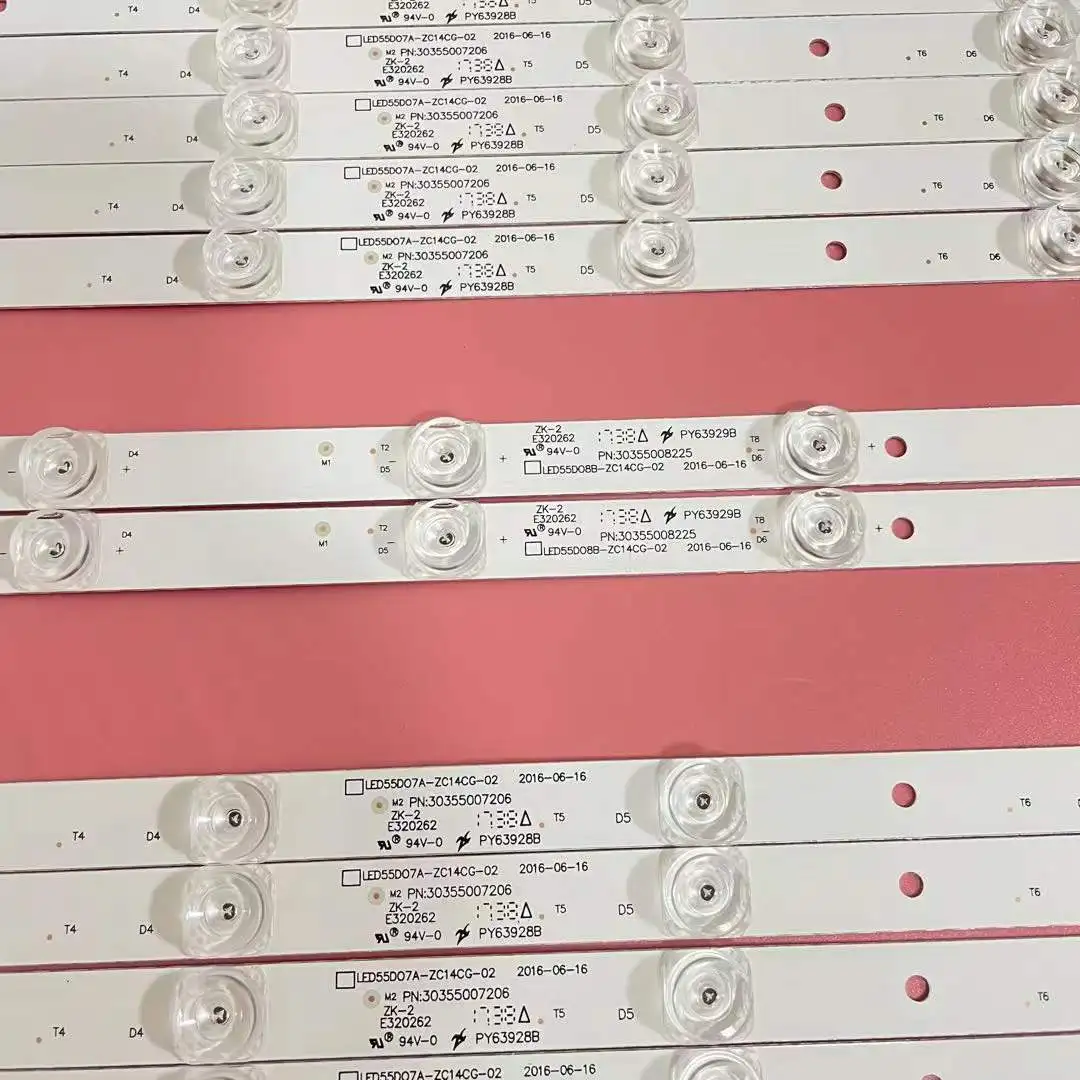 LED Backlight For POLAROID Haier MHDV5533-U4 JVC LT-55C550 LED55D08B-ZC14CG-02 LED55D07A-ZC14CG-02 30355008225