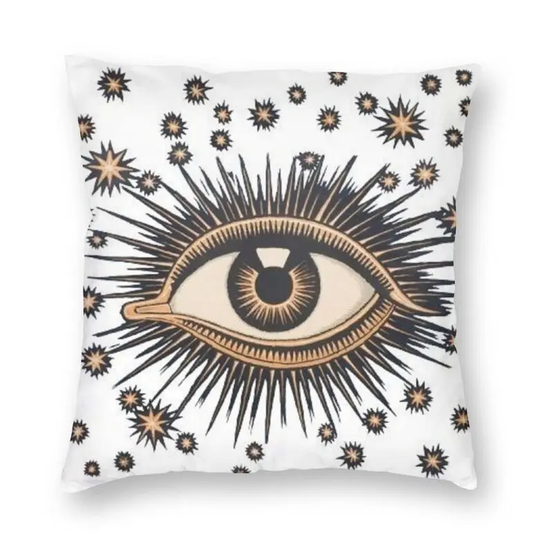 Cool Vintage Mystic Eye fodera per cuscino decorazione 3D stampa fronte-retro cuscino per amuleto spirituale per auto