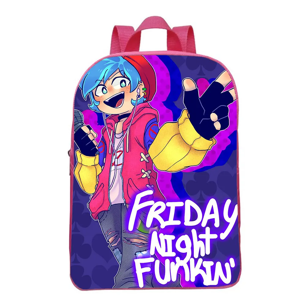 

Friday Night Funkin Backpack Children Funny Kindergarten Rucksack Mini Knapsack 12 Inches Cartoons School Bag Mochila