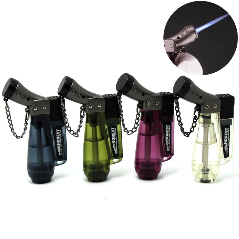 Cigarette Cigar for Windproof Refillable 1300\'C Butane Jet Torch Gas Lighter