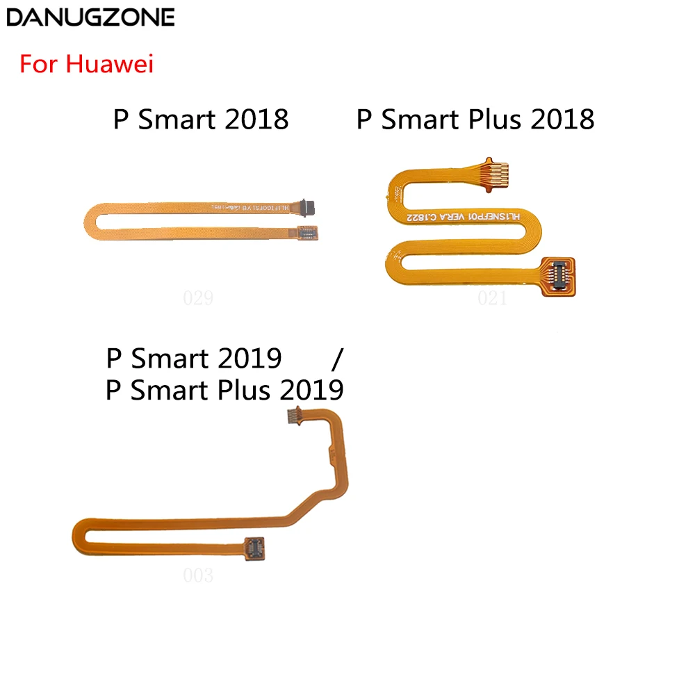 Home Button Fingerprint Touch Id Sensor Connector Flex Cable For Huawei P Smart Plus 2018 2019