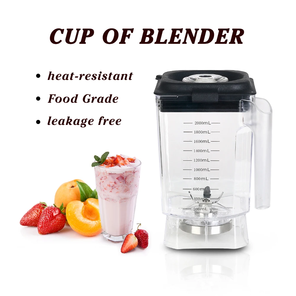 ITOP 2L Jar Assembly Blender Cup For Blender Stainless Steel Blade Sutiable For BD9001&BD9003