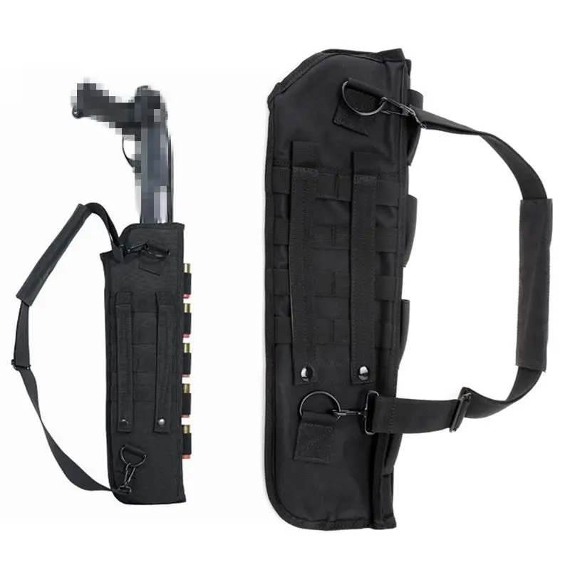 Tactical Molle Pouch Shotgun Rifle Gun Carry Bag Hunting Accessories Airsoft Gun Protection Case Backpack Shoulder Holster