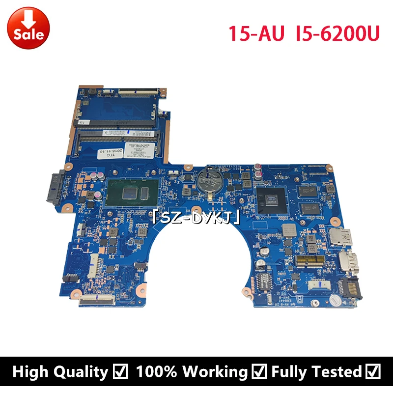 For HP 15-AU Mainboard 859961-601 856231-001 DAG34AMB6D0 940M 4GB i5-6200U Laptop motherboard