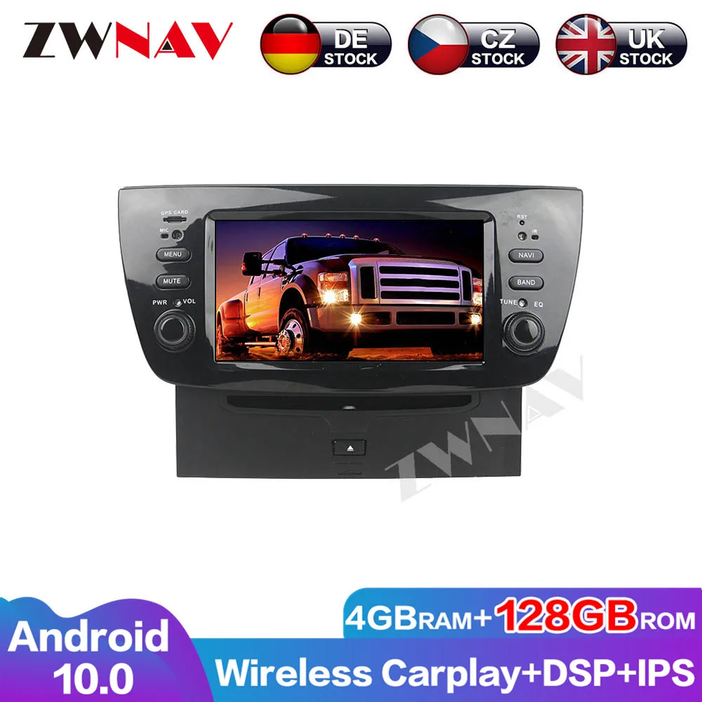 128GB Multimedia Player Android 10 screen For Fit DOBLO 2010 2011 2012 2013 2014 car GPS Automotivo Radio radio stereo head unit