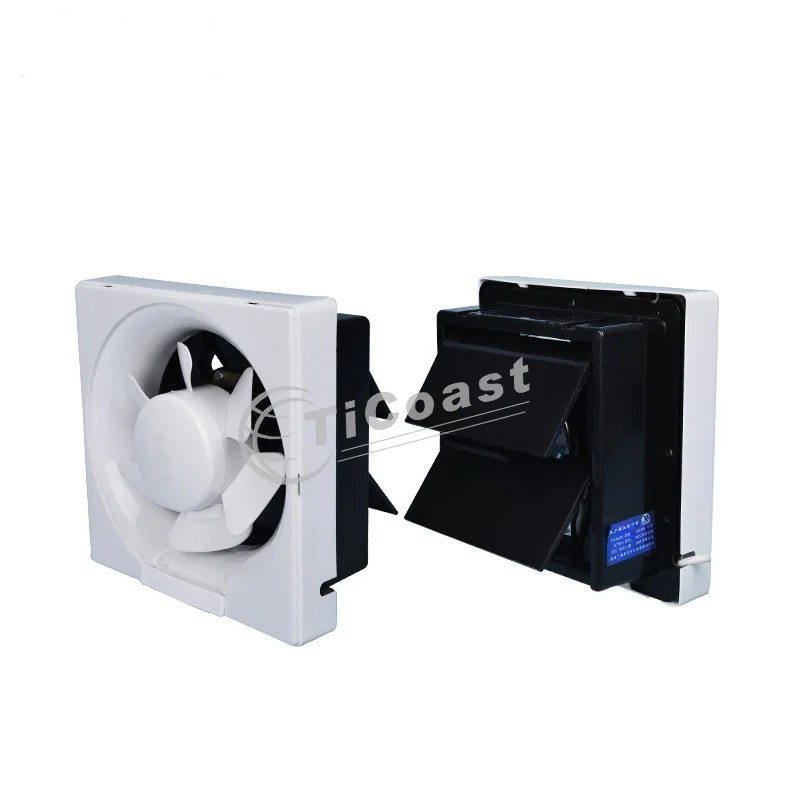 10 inch Silent Bathroom Exhaust Fan Powerful Ventilating Fan For Kitchen Toilet Window Hood Ventilator Ventilator 220V