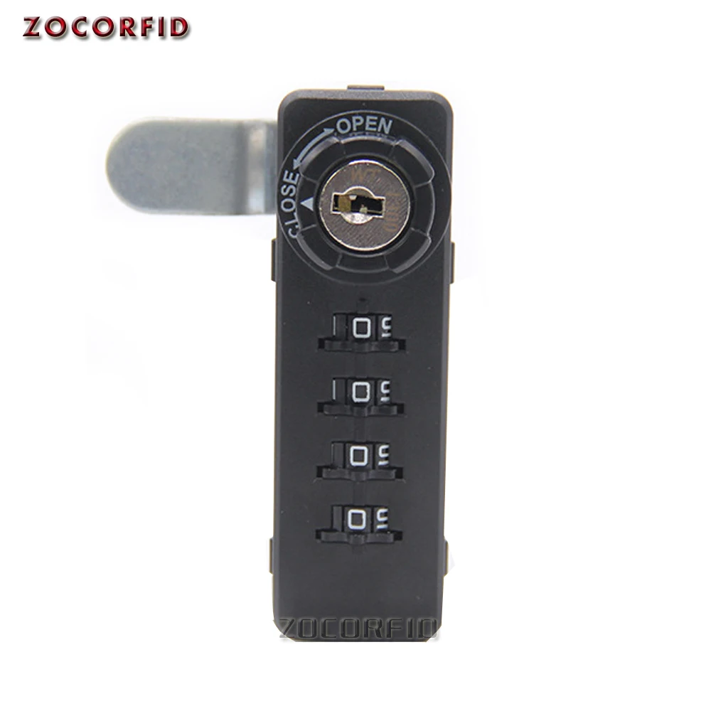 4-Digits Cam Lock Code Combination Keyless Post Mail Box Cabinet Black Password Lock