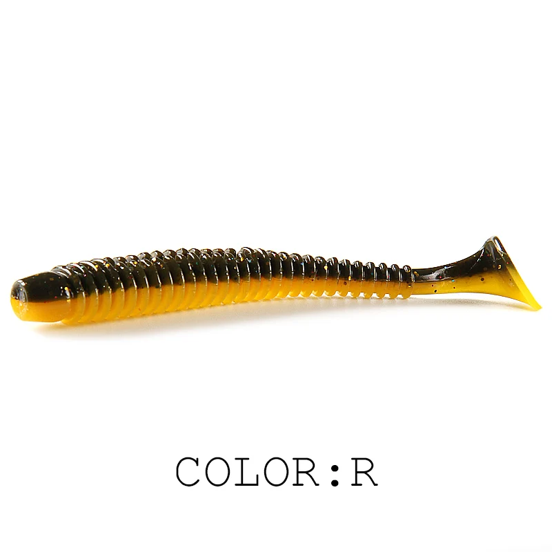 Supercontinent Swing Impact Ring Shad Angelköder 6 Stück/10 Stück/20 Stück Künstliche Pesca Leurre Souple Angelköder