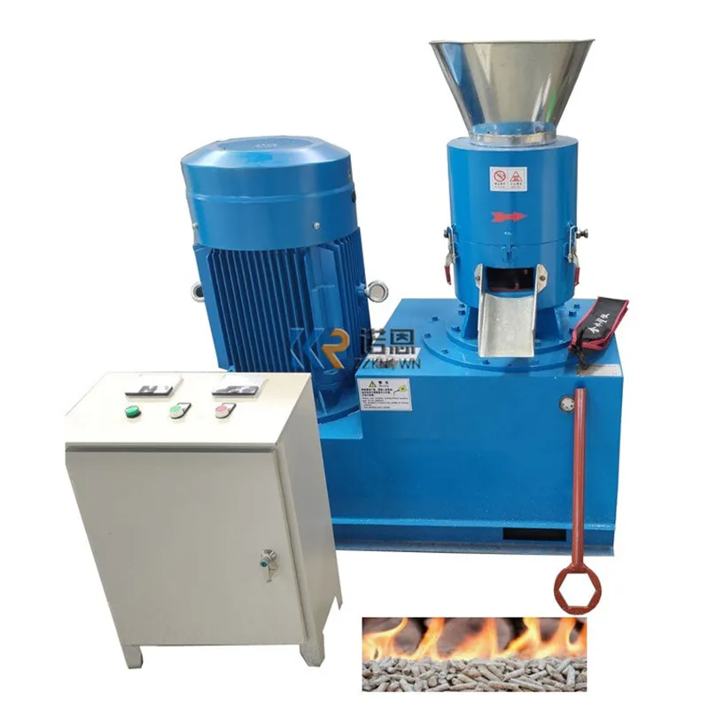 400-500kg/h Industrial Wood Sawdust Pellet Machine Carbon Black Rice Husk Pelletizer With 3 Year Warranty